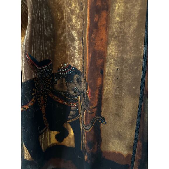 Vintage Harari Silk Zip Jacket SZ M - Picture 2 of 4